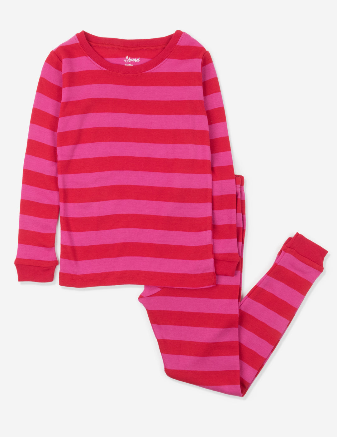 Cozy Pink Striped Pajama Set for Women - Soft Cotton Sleepwear for Lounge & Bedtime Comfort - Perfect for Relaxing at Home, Sleepovers, and Gift Giving
