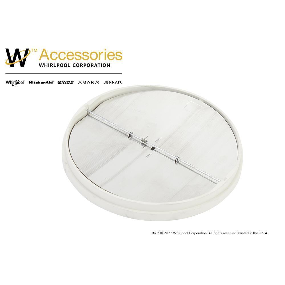 Amana W10355451 Range Vent Damper - Replacement Part for Stove Hood & Kitchen Exhaust Fan - Perfect for Cooking, Grilling & Smoke Ventilation
