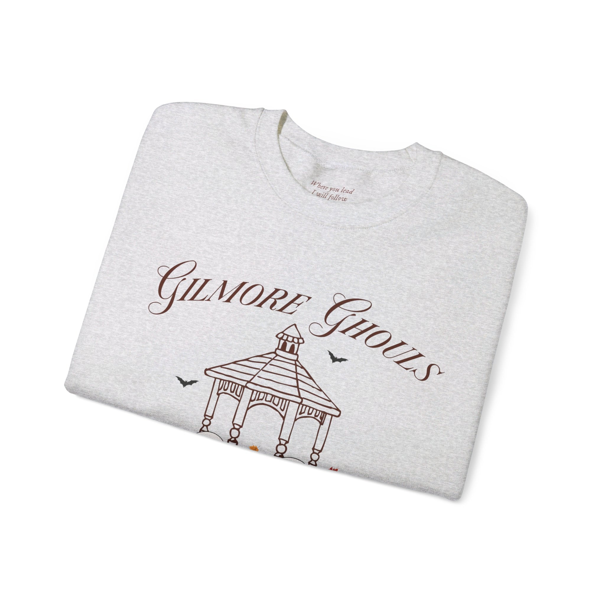 Gilmore Ghouls Halloween Crewneck Sweatshirt | Spooky Graphic Pullover | Perfect for Halloween Parties & Cozy Fall Outfits