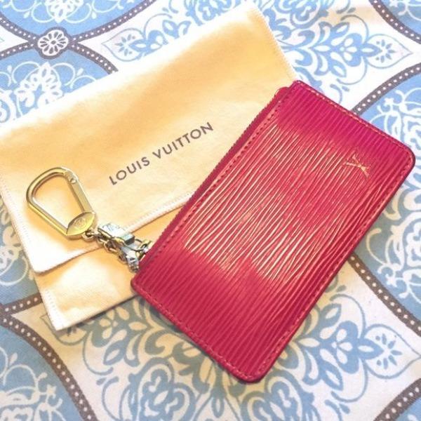 LV Key Pouch in Epi Leather Coquelicot Red - Compact Wallet for Keys, Cards & Coins | Perfect for Everyday Use, Travel & Gift Giving