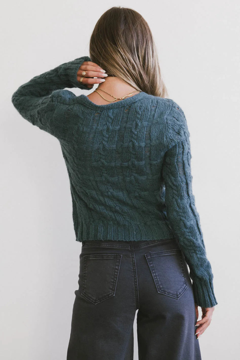 Bentley Knit Sweater for Women - Cozy Cable Knit Pullover Winter Sweater | Soft & Warm Casual Wear for Fall & Winter | Perfect for Office, Dates & Holiday Outfits