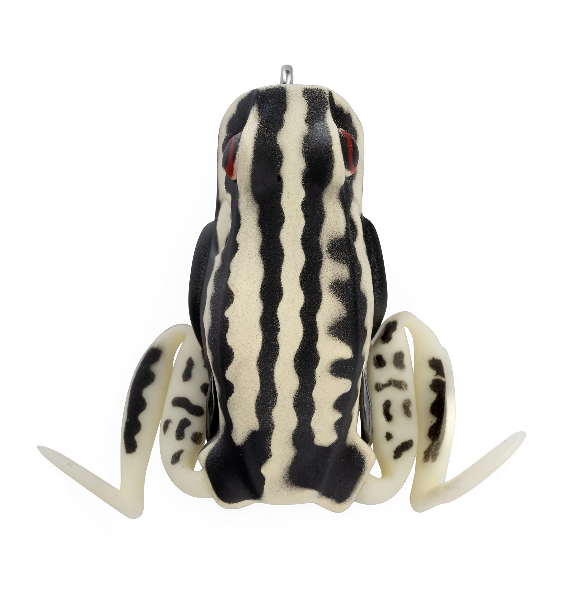Lunkerhunt Frog Fishing Lure 1/4 oz - Topwater Bass & Trout Bait with Weedless Hooks & Hollow Body Design | Perfect for Freshwater Lakes, Ponds, and Weed-Covered Areas