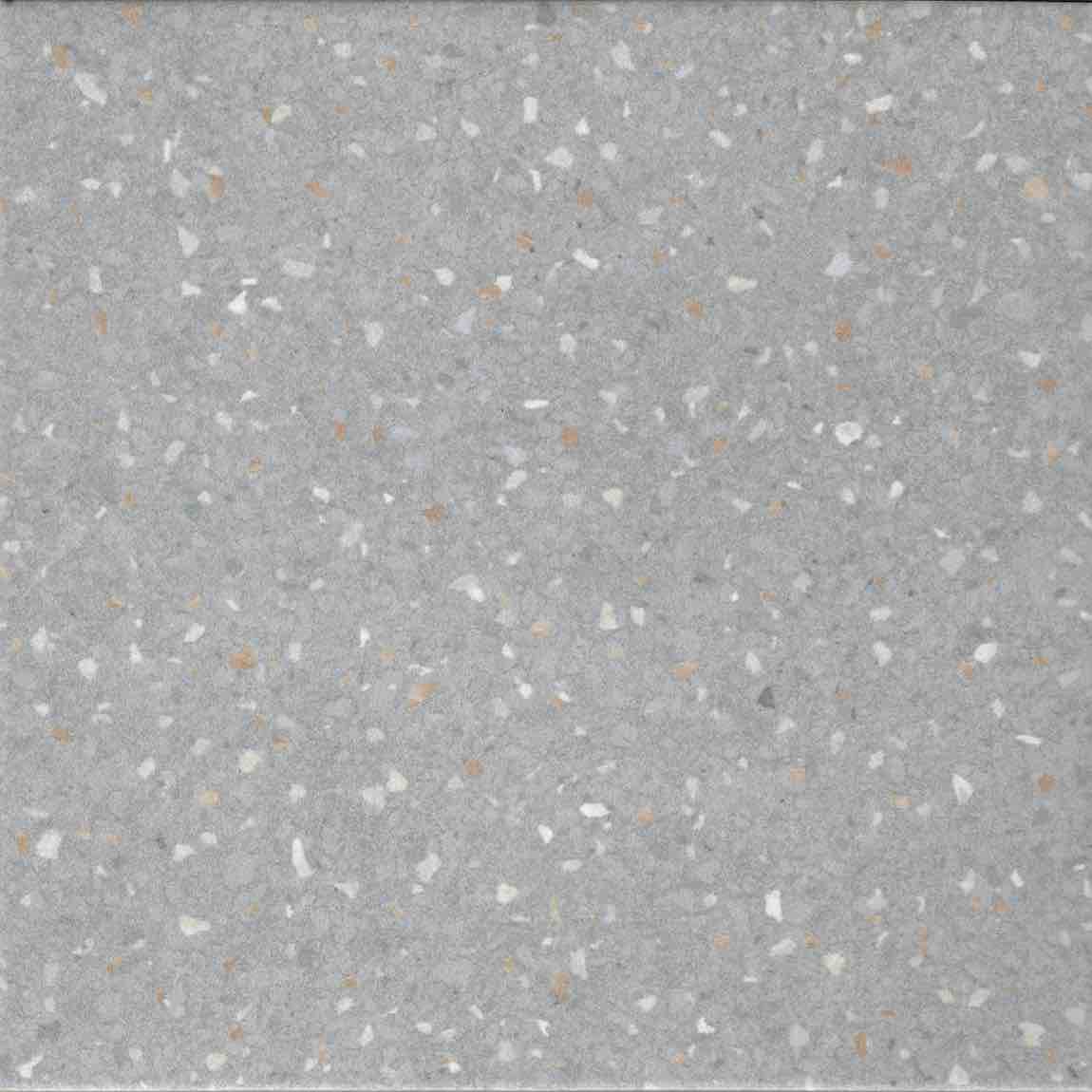 Premium Gres Stoneware Tile Terrazzo Grey 8x8 - Durable Ceramic Floor & Wall Tiles for Kitchen, Bathroom & Commercial Spaces