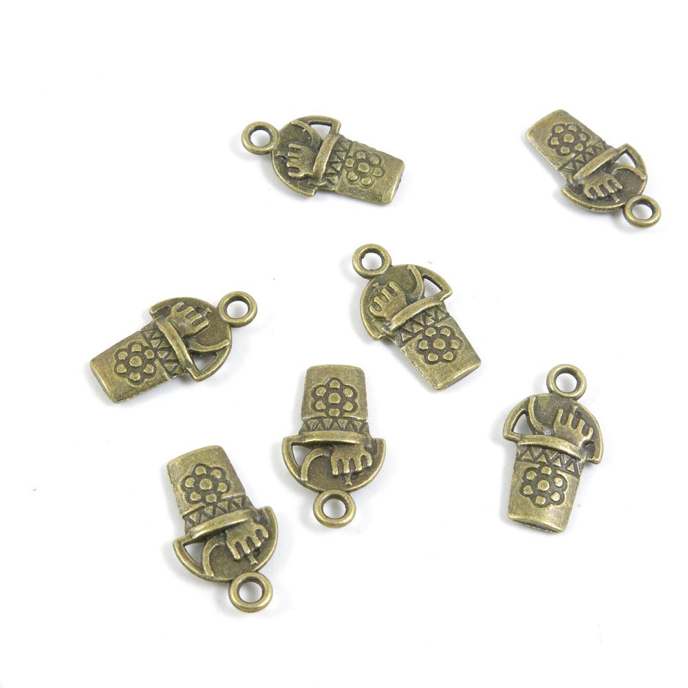 670-Piece Antique Bronze Jewelry Making Kit - Charms, Findings & Craft Supplies for DIY Repair & Design | Perfect for Jewelry Making, Scrapbooking & Home Decor Projects