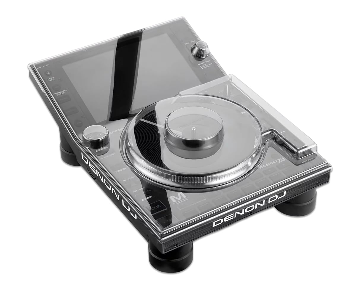 Decksaver Protective Cover for Denon DJ Media Players - Durable Dust & Scratch Shield for SC5000, SC6000, X1800 - Ideal for DJ Gigs, Studio Use & Travel