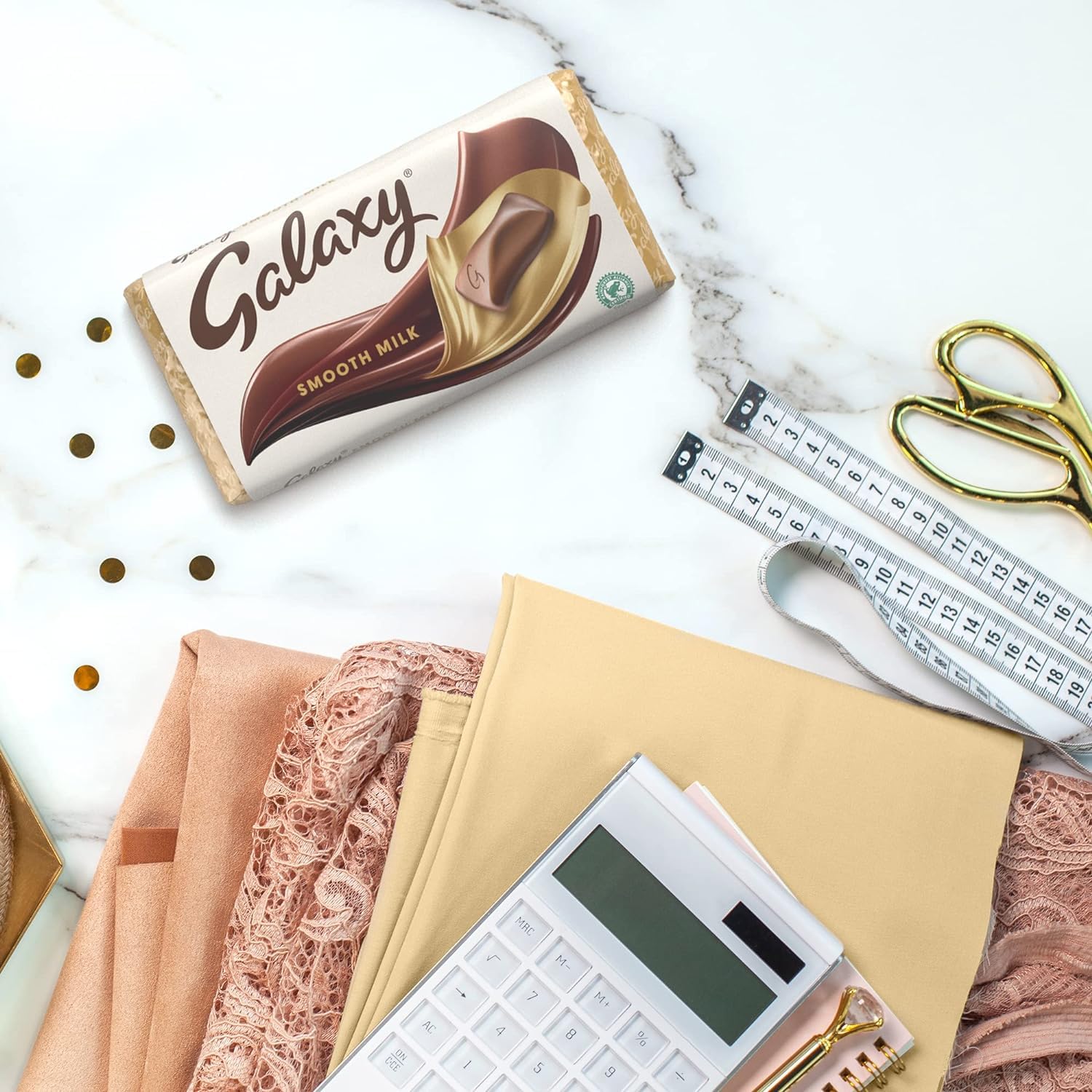 Premium Galaxy Smooth Milk Chocolate Bar 100g (3-Pack) - Rich Creamy Chocolate for Gifting, Baking & Snacking