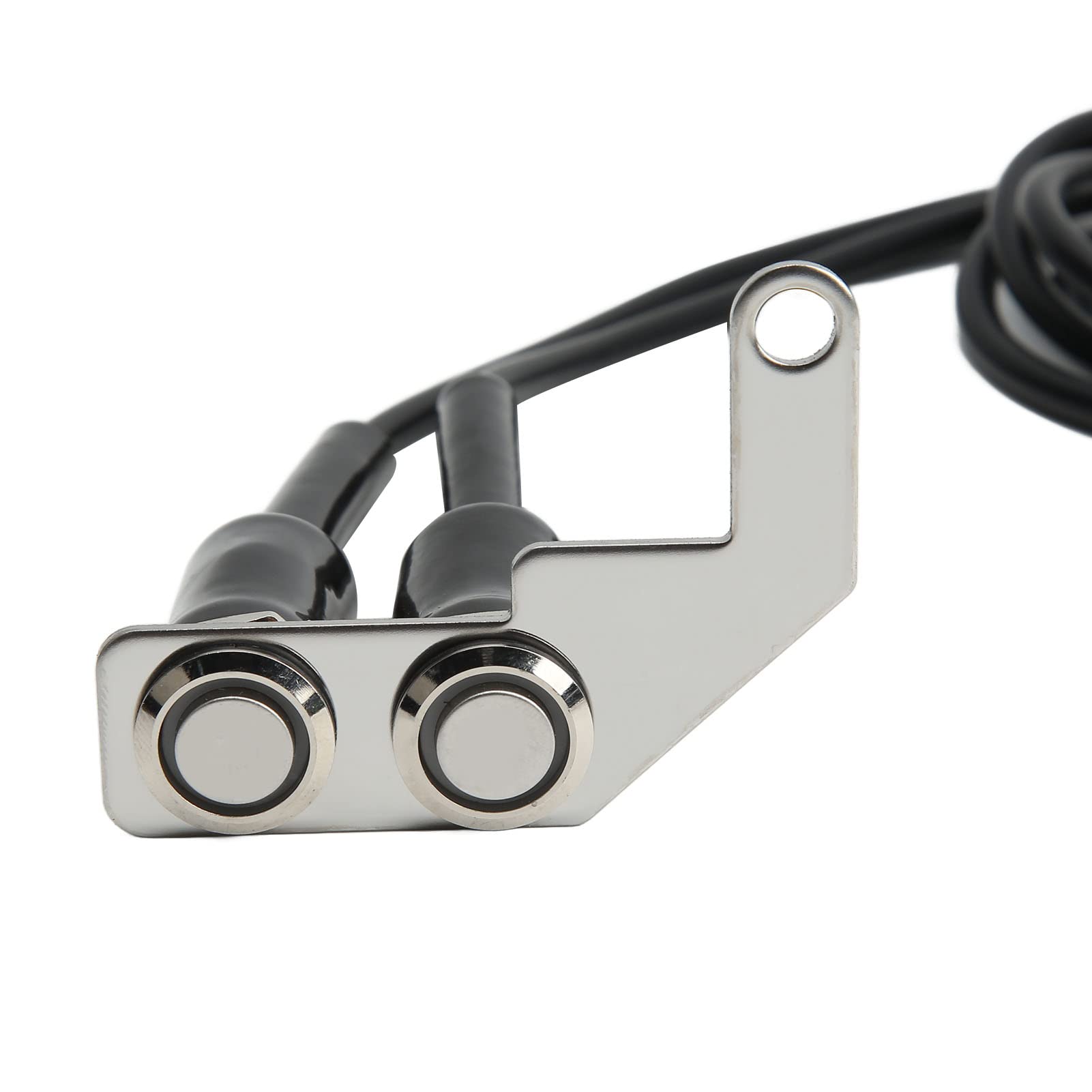 Universal Motorcycle Handlebar Switch - Headlight/Fog Light Control with Blue LED for Electric Bikes (Left Hand)
