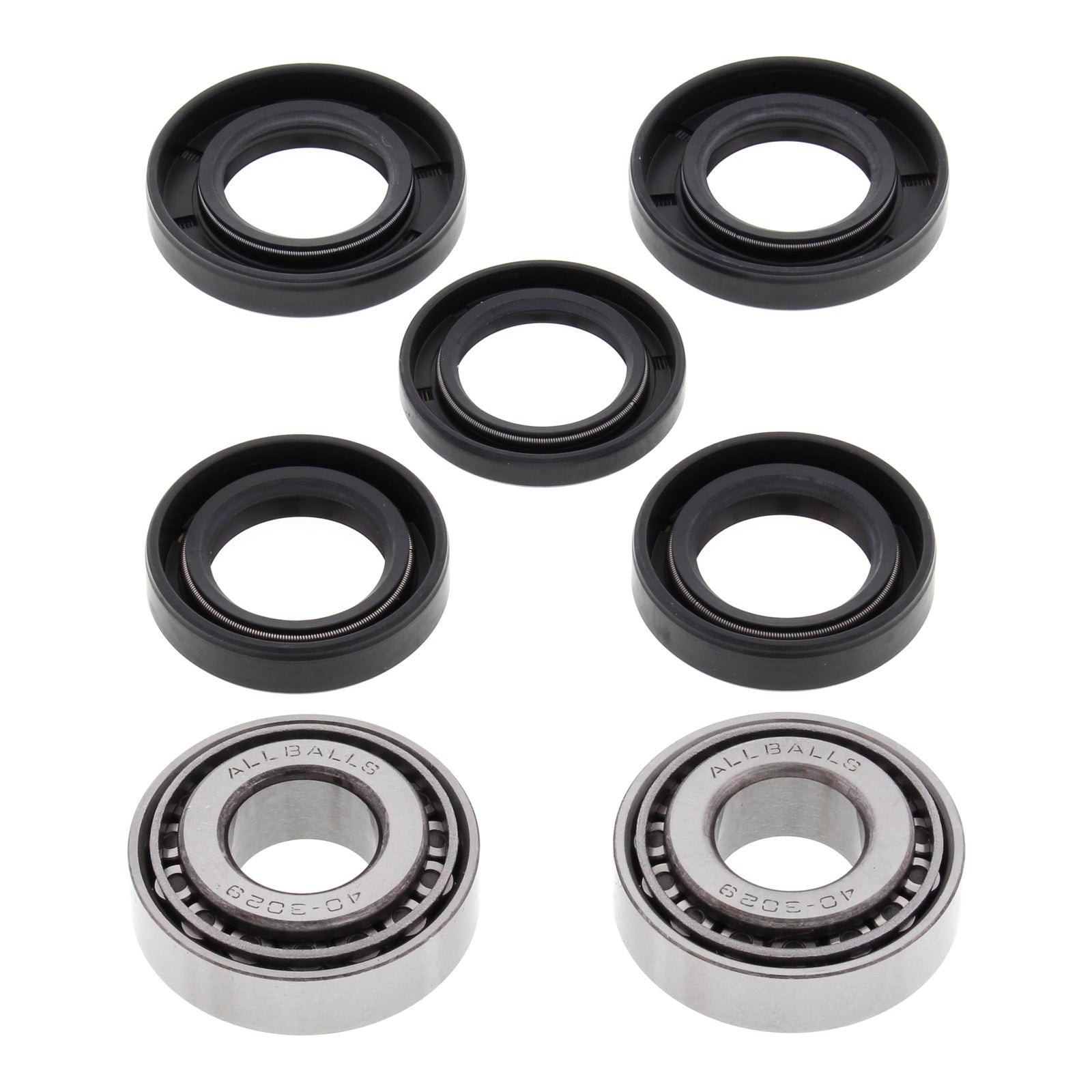All Balls Racing Wheel Bearing Kit (25-1523) - High Performance Motorcycle Wheel Bearings - Perfect for Harley, Honda, Yamaha & More - Ideal for Off-Road, Street & Track Use