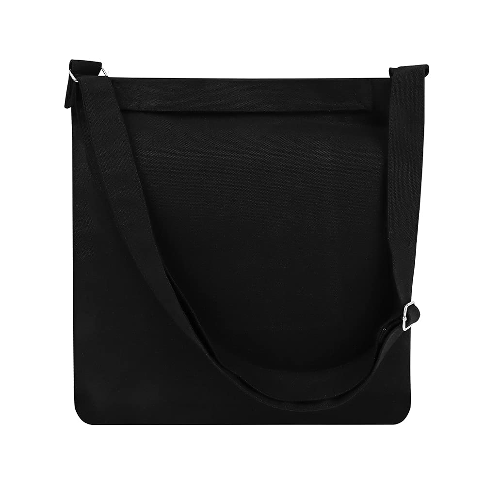 Stylish Muka Canvas Shoulder Bag with Zipper - Casual Hobo Crossbody Handbag & Tote Purse for Women | Perfect for Work, Travel and Everyday Use