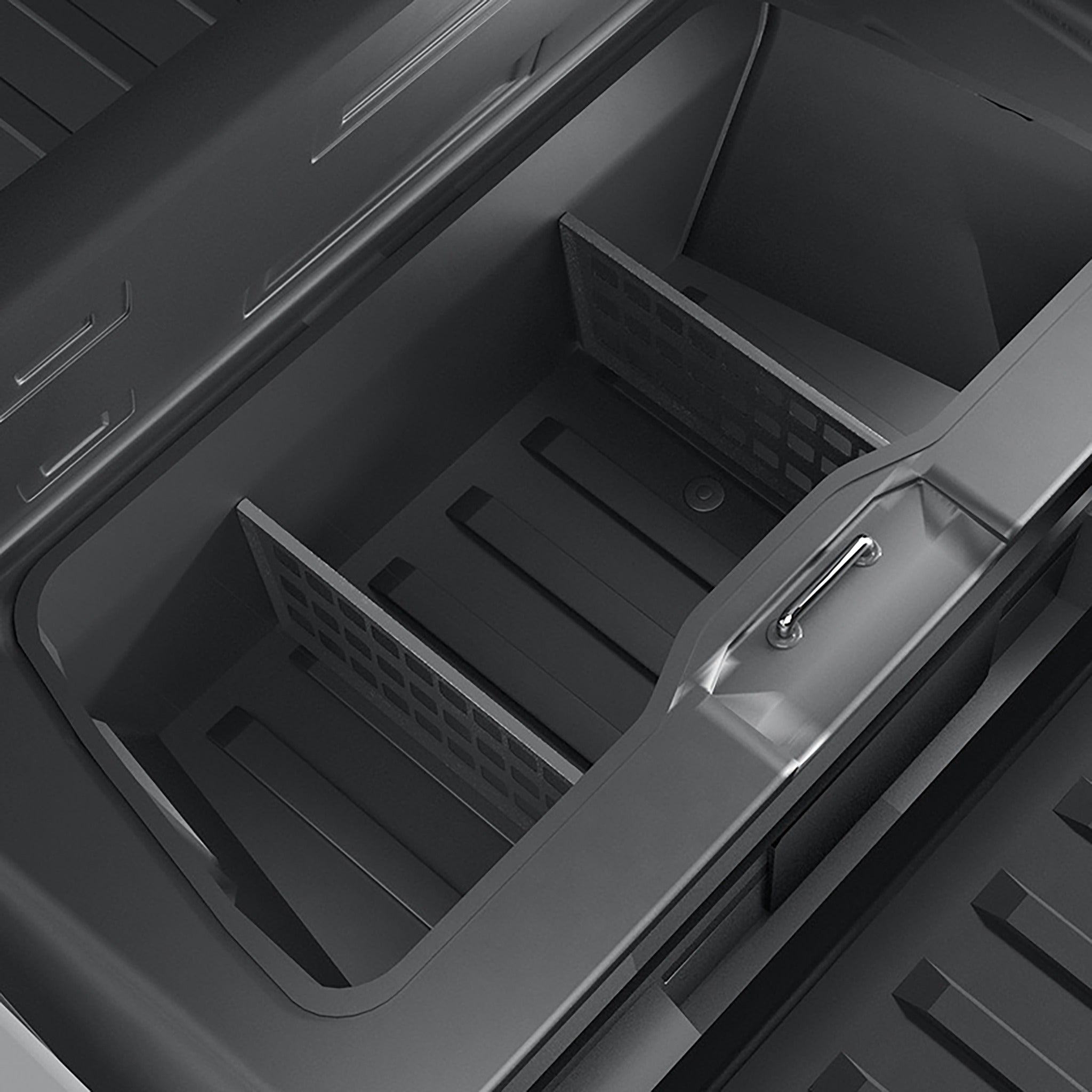 Custom Gear Locker Subtrunk Dividers for Tesla Cybertruck 2024 - Durable Storage Organizer for Camping, Road Trips & Outdoor Adventures