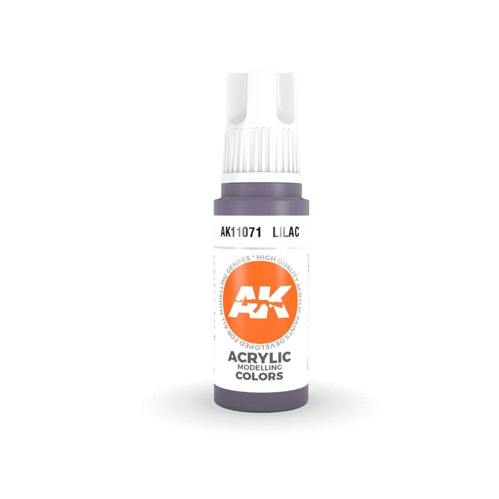 AK Interactive AK11071 Lilac Acrylic Paint - 17ml Bottle (3rd Generation) for Miniature Painting, Model Kits & DIY Crafts