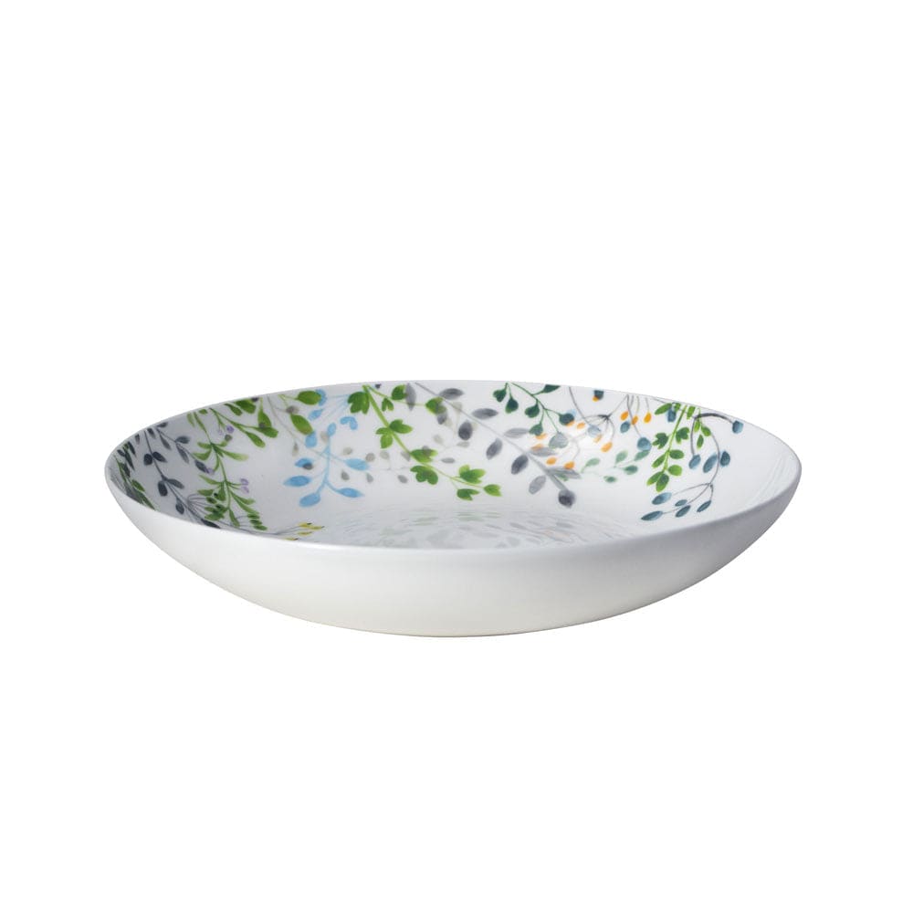 Tivoli Garden Pasta Bowls Set of 4 - Premium Ceramic Dinnerware for Italian Cuisine, Perfect for Pasta, Salad, Soup & Dessert Serving - Ideal for Home Dining, Restaurants & Gifts