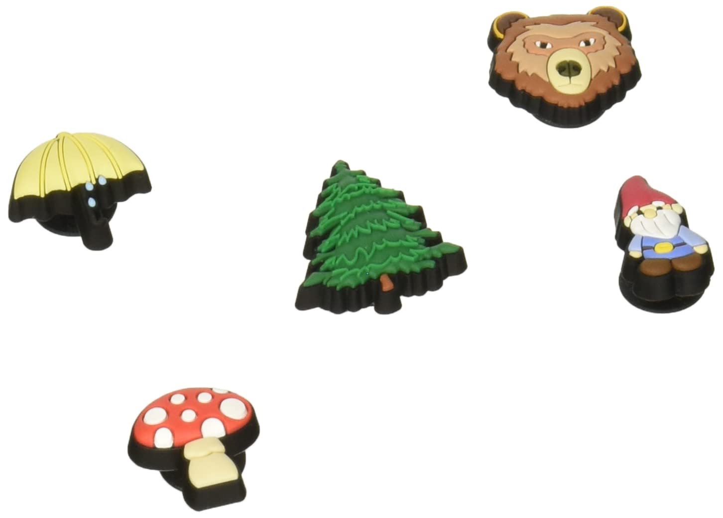 Crocs Jibbitz 5-Pack Nature Shoe Charms - Fun & Colorful Decorations for Crocs Clogs | Perfect for Kids & Adults, DIY Customization, Gifts & Everyday Wear
