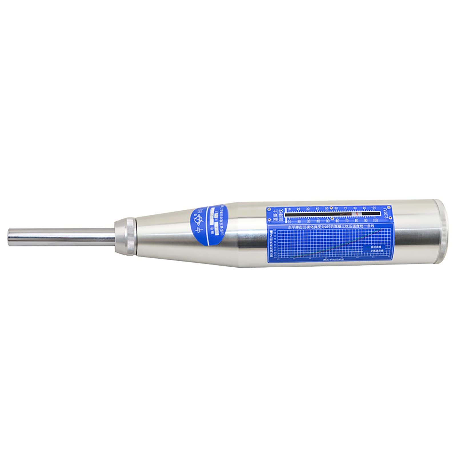 PCE Instruments Concrete Durometer | Rebound Hammer Tester for Concrete Strength Testing | Compressive Strength Detector | Resilometer for Highway & Building Inspection | Perfect for Construction Sites & Quality Control