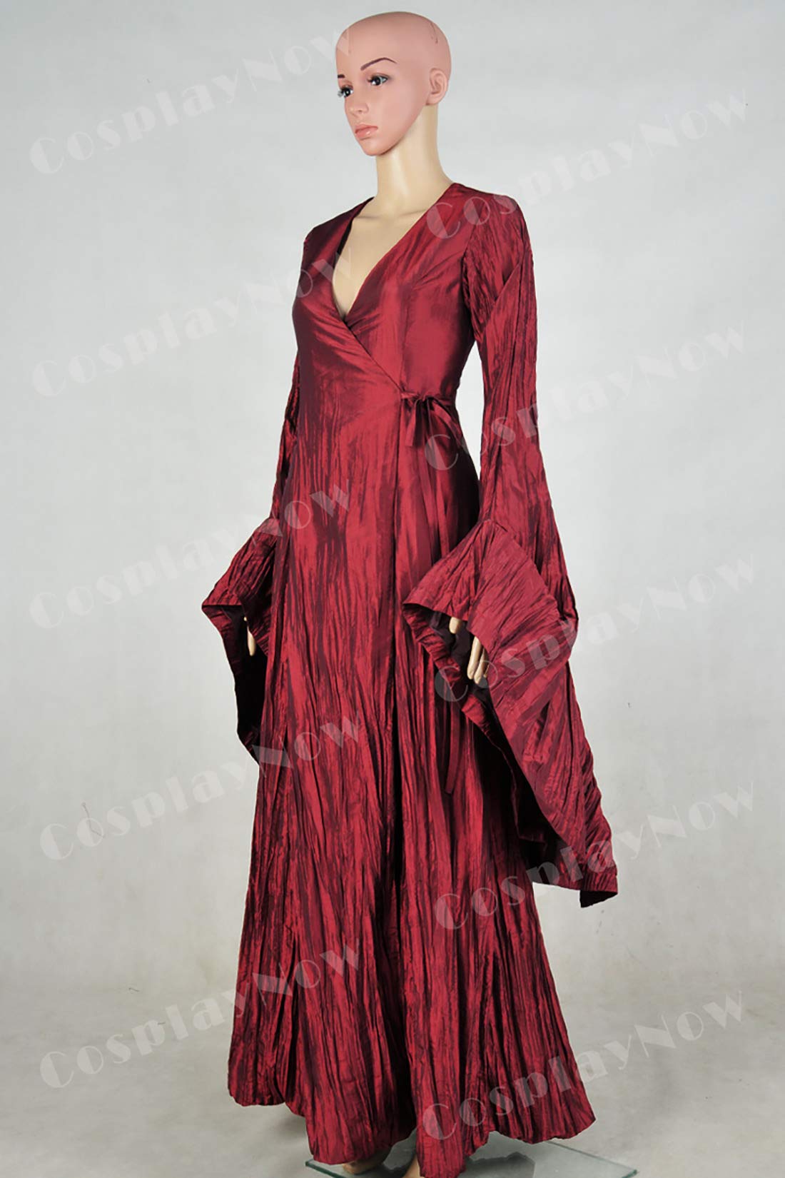 Melisandre Cosplay Dress - The Red Woman Costume for Halloween & Cosplay Events - Red Long Dress with Tailor-Made Fit - Perfect for Game of Thrones Fans & Medieval-Themed Parties