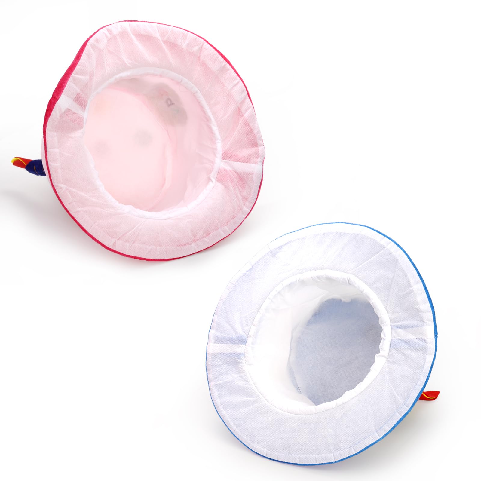 Okllen Birthday Hats Set of 2 for Adults - Plush Cake Party Hats with Fun Sunglasses, Blue & Pink Novelty Headwear for Birthday Celebrations | Perfect for Birthday Parties, Bachelorette Events & Costume Themes