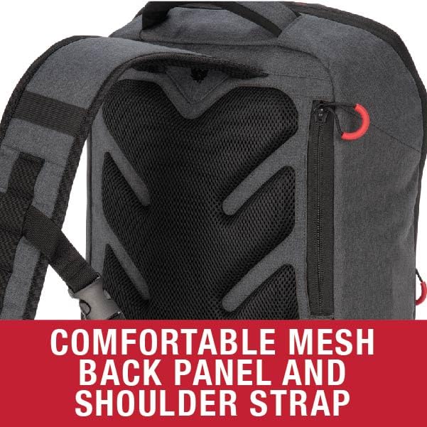 Allen Company Ruger 10/22 Takedown Rifle Backpack - Fits Ruger PC Carbine & 10/22 Takedown Models - Tactical Shooting Range Accessories Storage - Dual Water Bottle Pockets - Gray/Charcoal - Perfect for Range Days & Outdoor Hunting Adventures