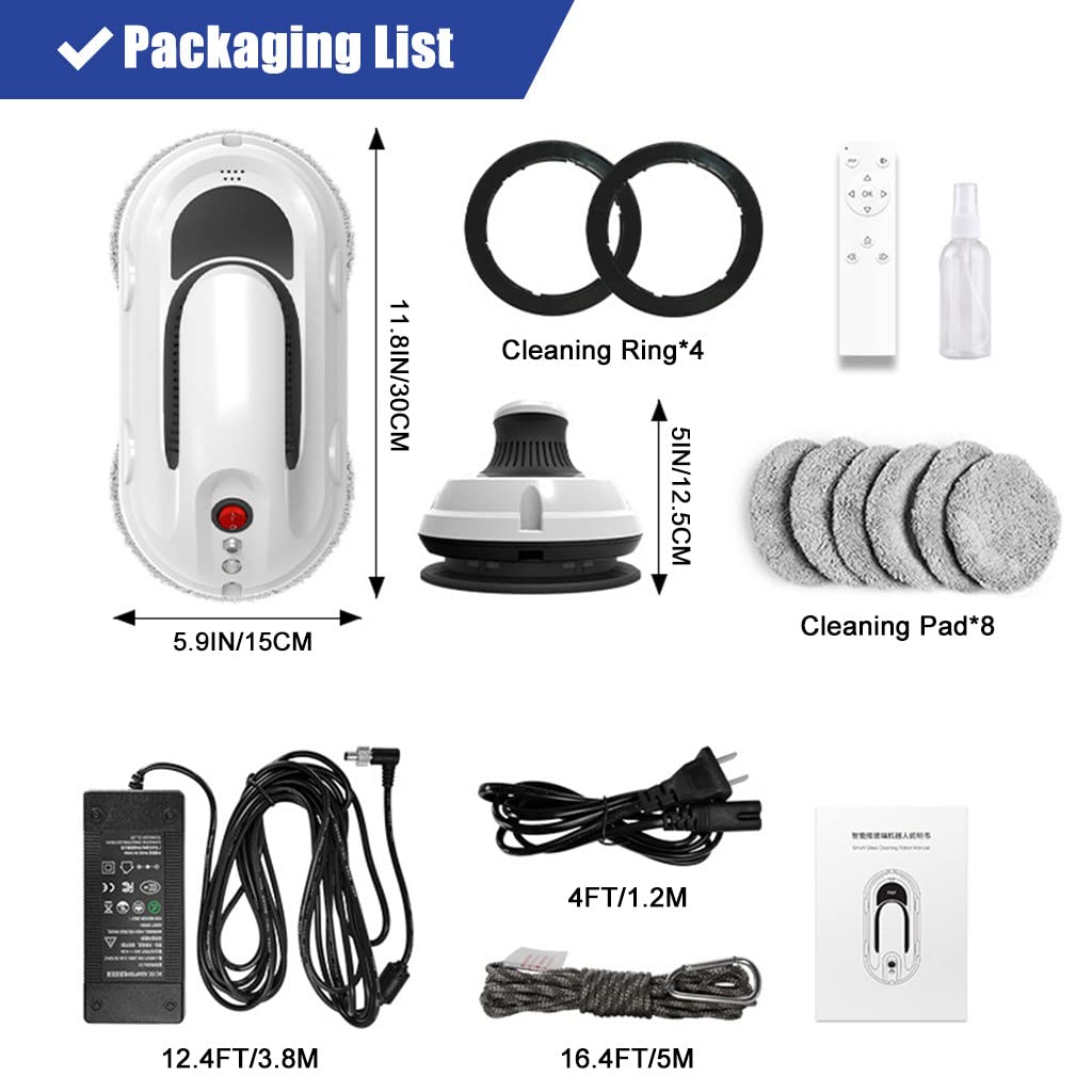 Smart Wet Mopping Robot with Dual Spinning Microfiber Pads - Automatic Floor Cleaner for Hardwood, Tile, Laminate & Glass Floors | Perfect for Homes, Offices & Pet-Friendly Spaces