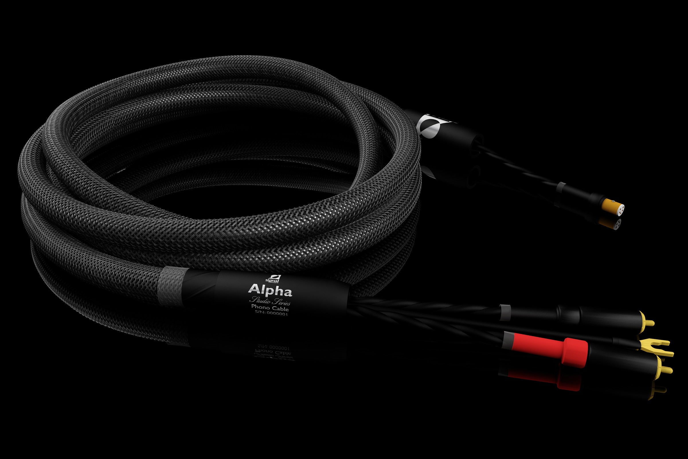 High-Quality Signal Projects Alpha Phono Interconnect Cable - XLR & RCA Options for Audiophile Turntables & Hi-Fi Systems - Perfect for Home Studios & Vinyl Enthusiasts