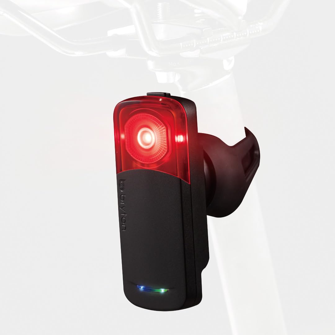 Bryton GARDIA R300L Bike Radar Tail Light - 207 Yards Vehicle Detection, Visual & Audible Alerts, IPX7 Waterproof, 220° Viewing Angle, APP Compatible for Road Cycling Safety