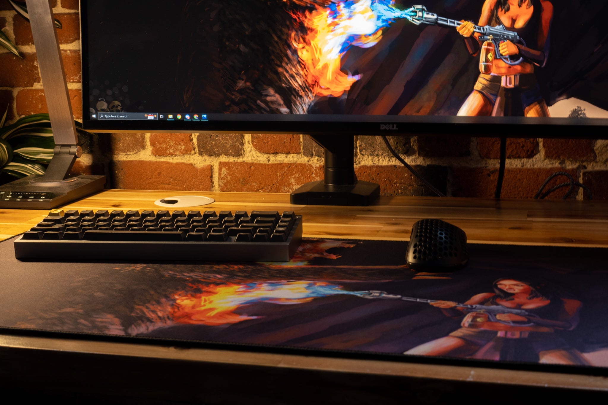 Dyanna Flamethrower Queen Limited Edition Rust XL Gaming Mouse Pad - Content Creator Collaboration for PC & Console Gamers | Perfect for Esports, Streaming & Office Work