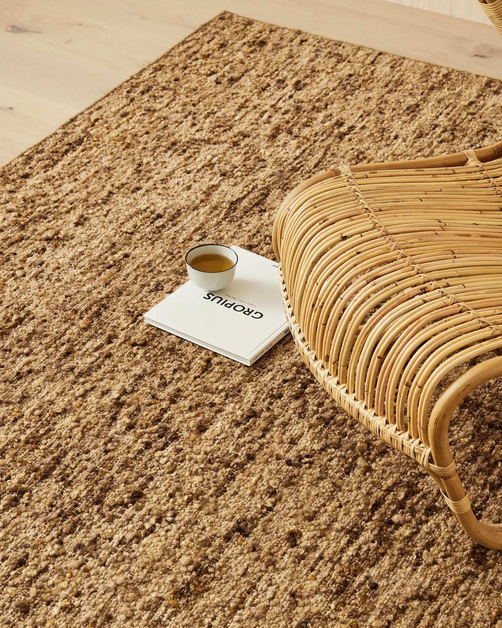 Handmade Natural Jute Henley Rug - Eco-Friendly & Durable Floor Mat for Living Room, Bedroom, or Nursery Decor