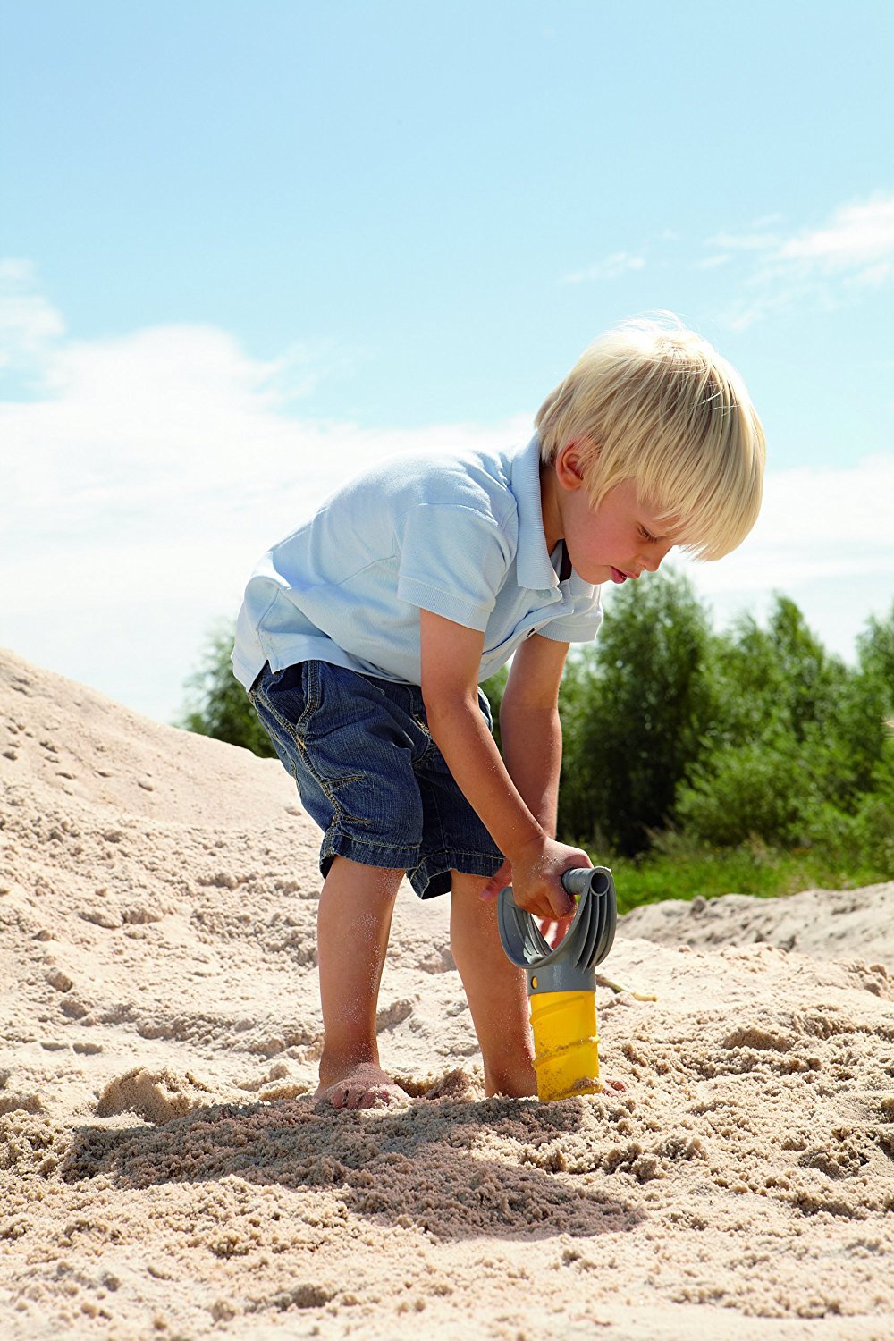 **HABA Sand Drill Toy for Toddlers - Durable Beach & Construction Play Set, Perfect for Umbrellas & Outdoor Sand Play - Ideal for Beach Trips, Backyard Fun & Preschool Learning**