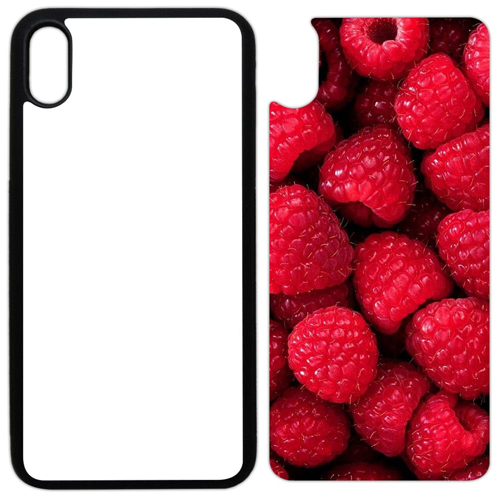 75 Pack Sublimation Phone Cases for iPhone Xs MAX - Rubber Black Blank Dye Cases with Aluminum Inserts | Printable Phone Cover Blanks for DIY Customization | Perfect for Gifts, Business Promotions & Personal Use