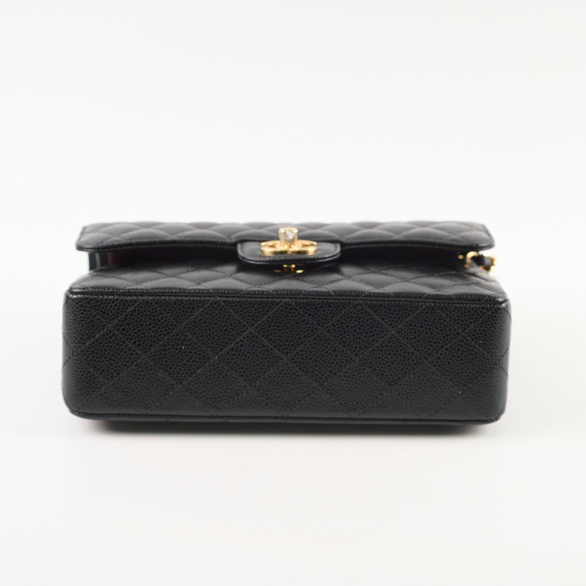 Chanel Caviar Small Classic Flap Bag with Gold Hardware & Microchip - Luxury Crossbody Purse for Women, Perfect for Date Night & Special Occasions