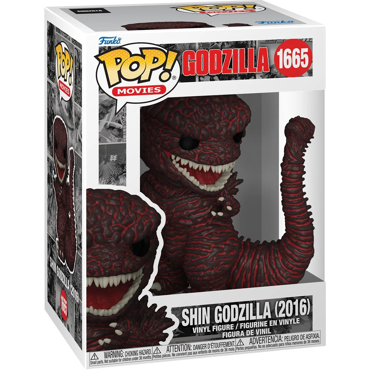 Shin Godzilla Funko Pop! Vinyl Figure #1665 - 70th Anniversary Collectible (2016 Movie) - Perfect for Anime Fans, Godzilla Collectors & Pop Culture Displays