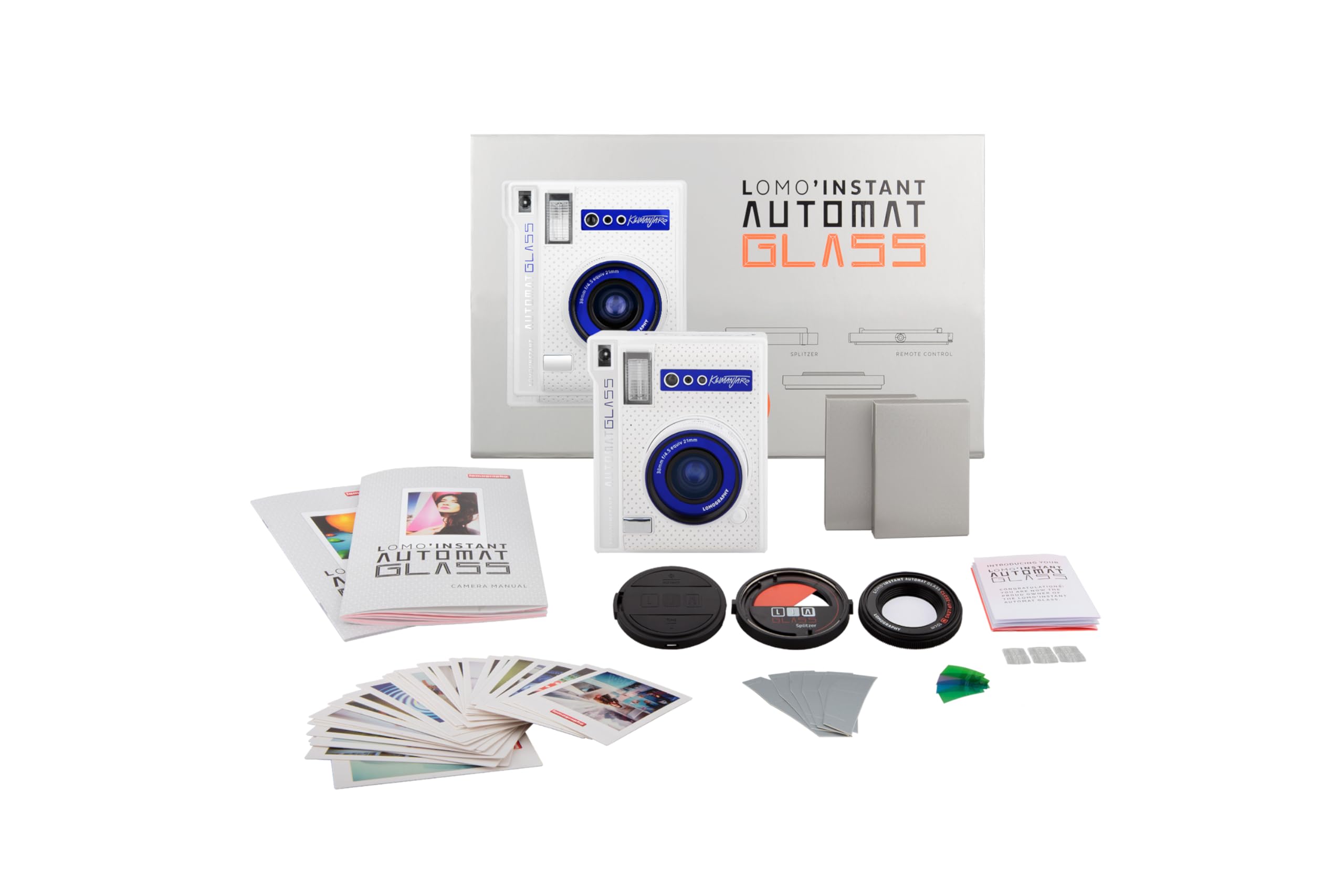 Lomo'Instant Automat Glass Kilimanjaro Instant Camera with Wide-Angle Lens - Perfect for Travel, Parties & Creative Photography