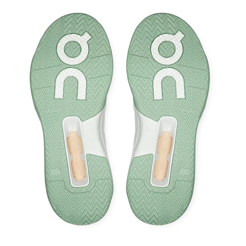 **Roger Federer Pro Tennis Shoes for Women - White & Mineral - Lightweight & Breathable for Court Performance & Casual Wear**