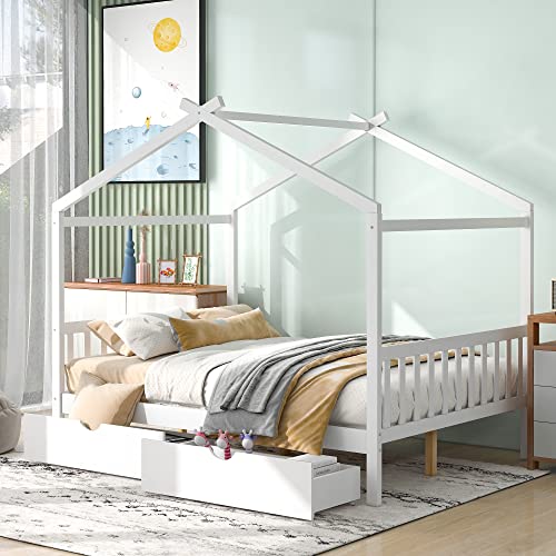 White(with Drawer)