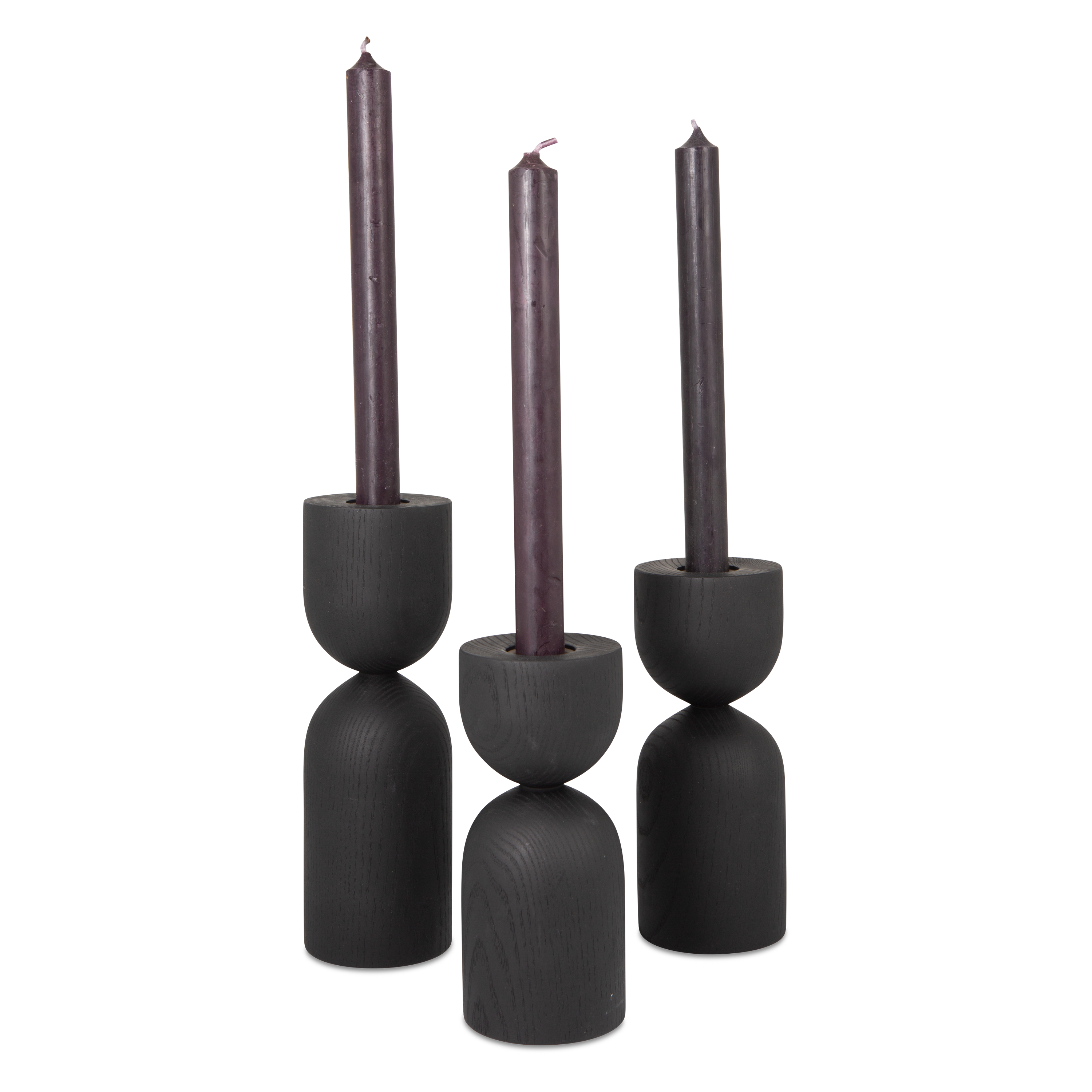 Elegant Hourglass Taper Holder - Premium Glass Sand Timer Stand for Home Office Decor | Perfect for Meditation, Cooking, and Productivity Tracking