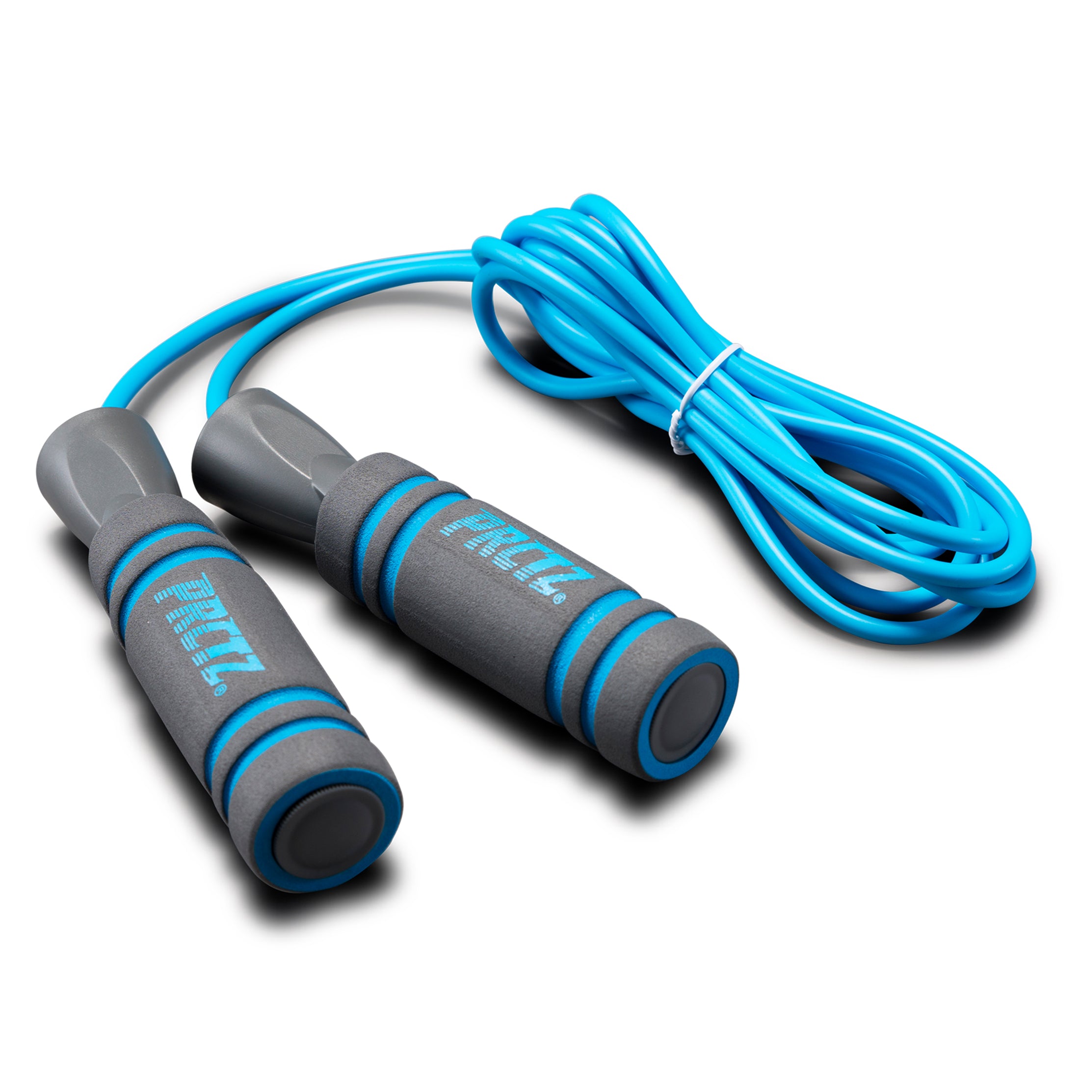 PRCTZ 9ft Adjustable PVC Jump Rope with Comfortable Foam Handles - Perfect for Home Workouts, Gym Training, and Fitness Enthusiasts