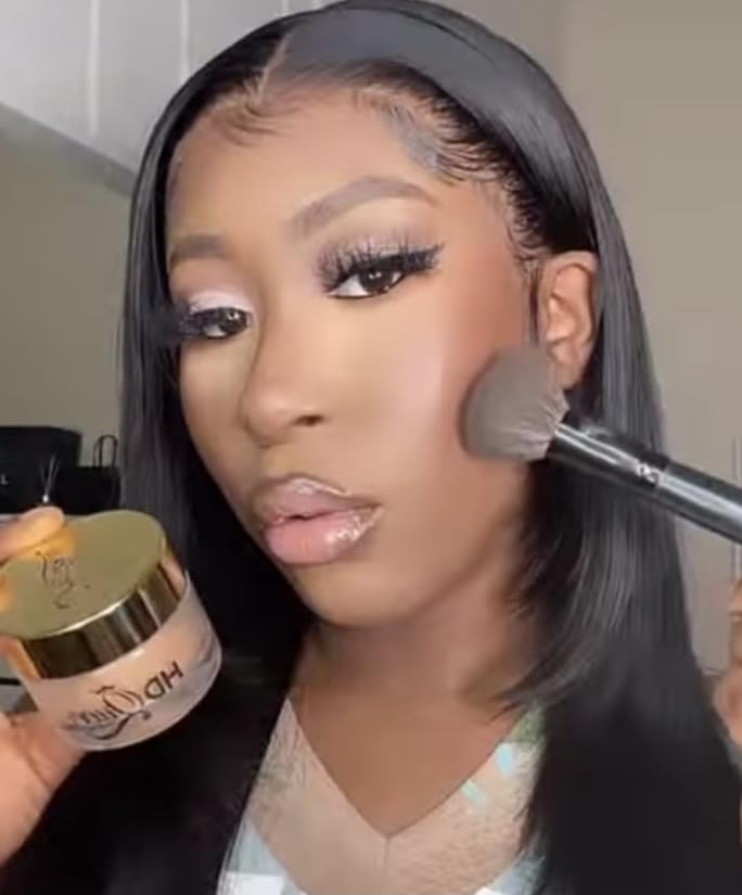 Omolewa HD Queen Finishing Powder - Ultra Silky No Flashback Setting Powder for Flawless Makeup | Photo Ready Face Powder | Perfect for Daily Wear & Professional Photography
