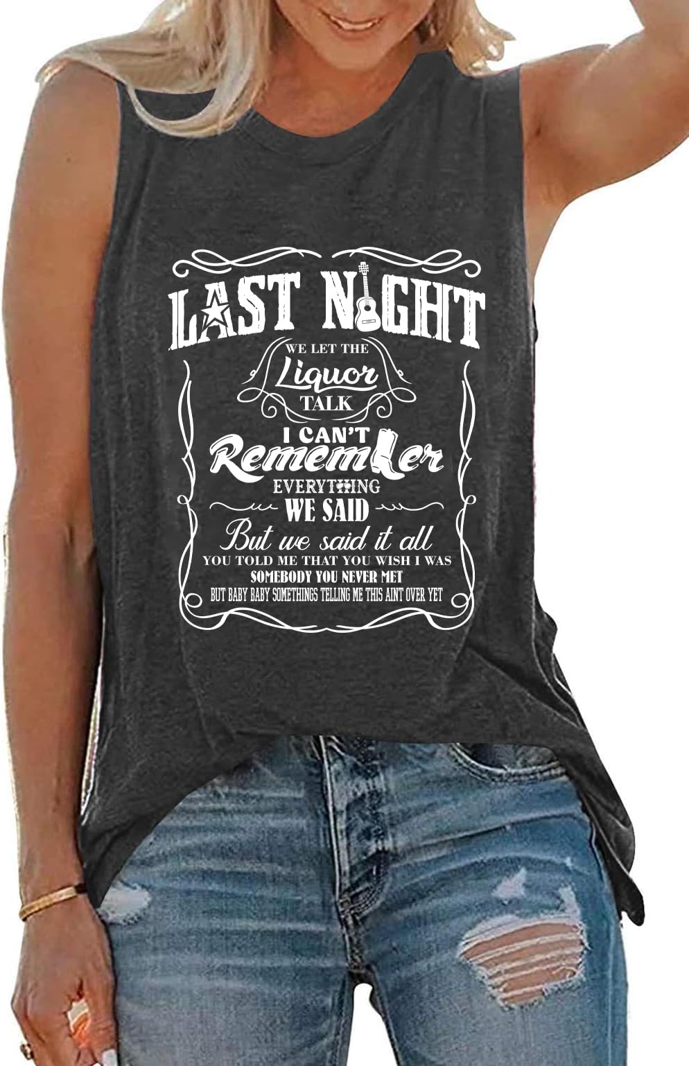 Vintage Western Cowgirl Tank Tops for Women - Rodeo & Country Music Summer Tops 2025 - Perfect for Concerts, Rodeos & Western Fashion