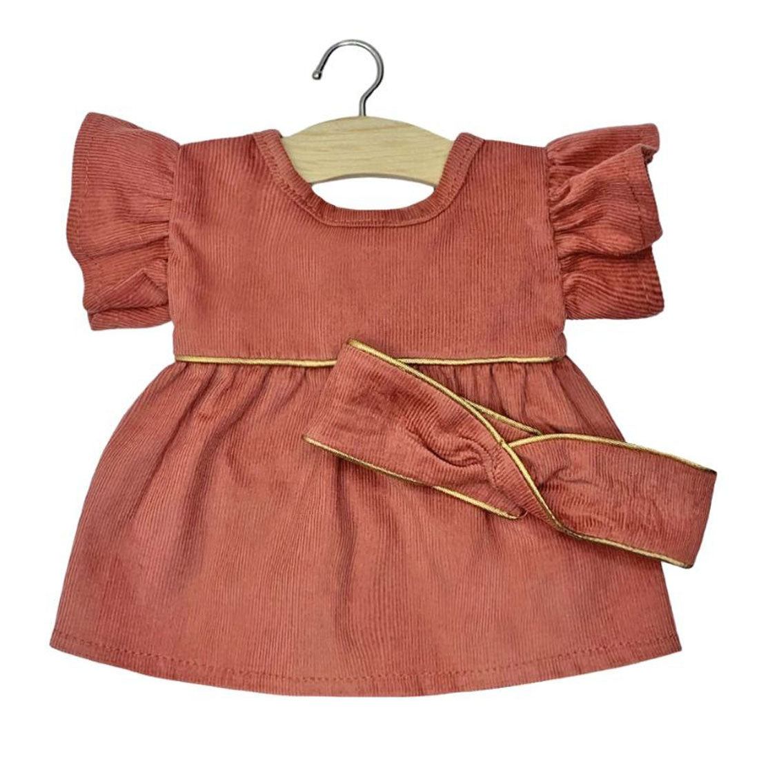 Doll Clothing Set - Daisy Dress & Headband for 18