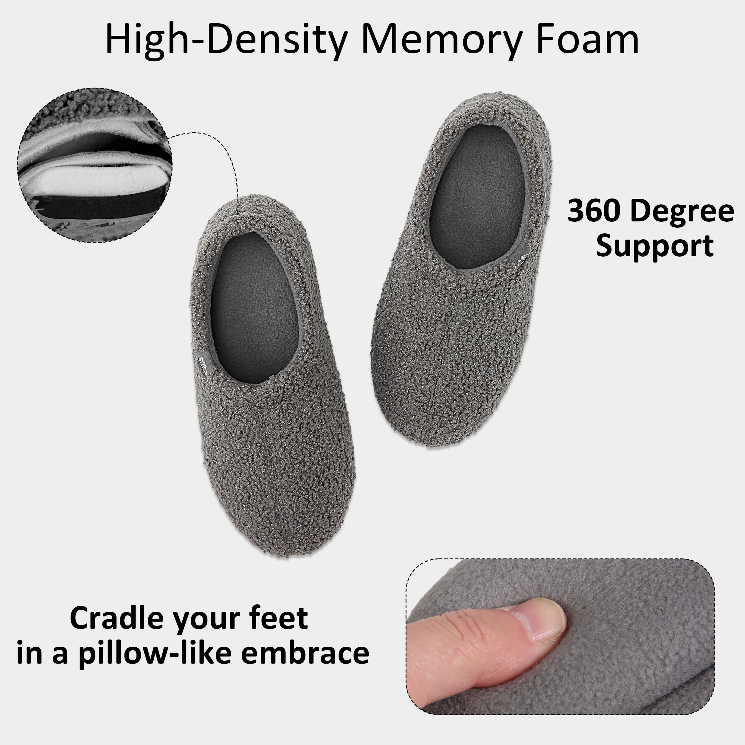 Comfortable Memory Foam House Slippers for Women - Soft Indoor Slides with Arch Support - Perfect for Home, Spa, and Relaxation