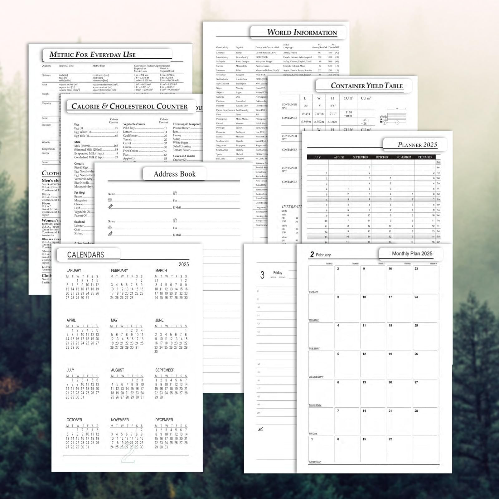 2025 Academic Planner - A5 Day-to-Page Diary with Calendar Stickers, Pen Holder & Premium Thicker Paper (14x21.5cm, Blue) - Perfect for Students, Professionals & Daily Organization