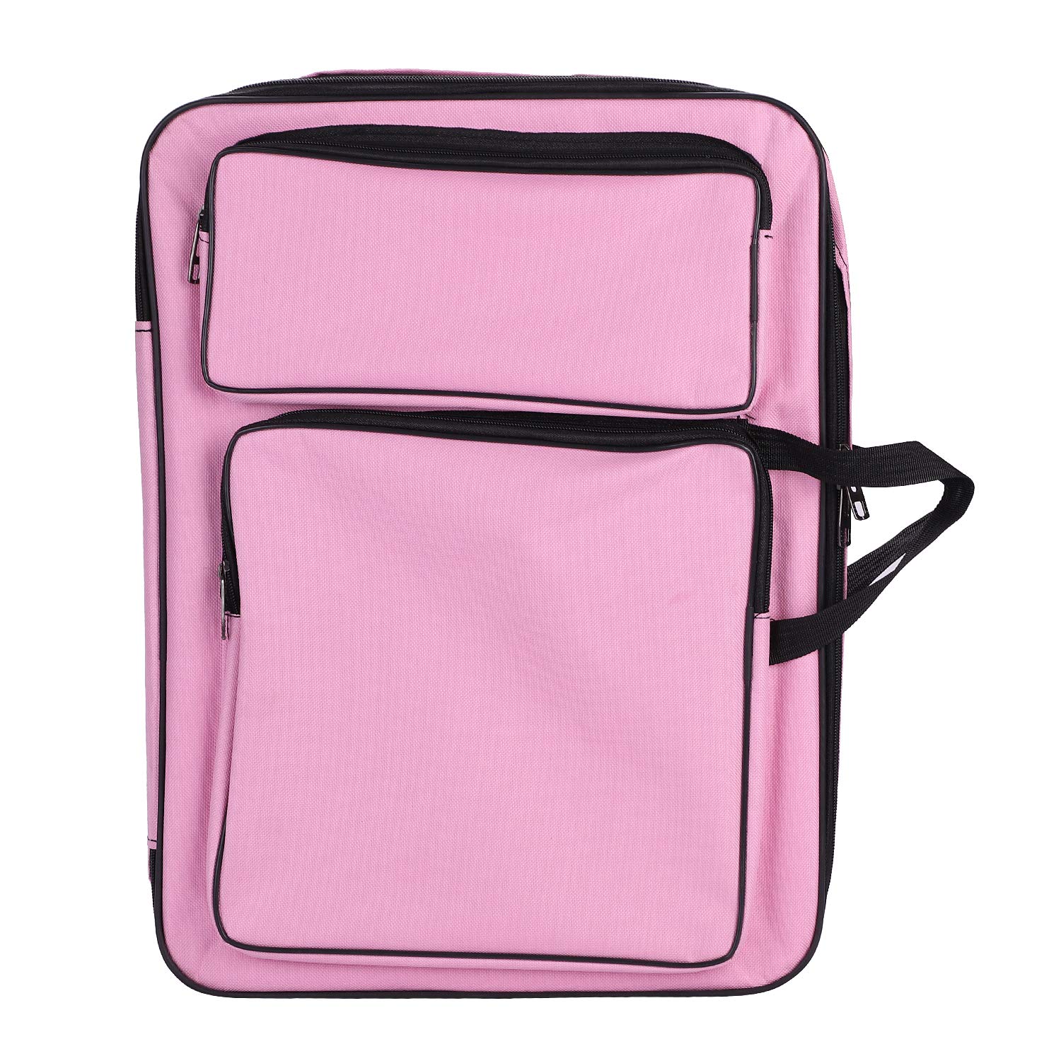 A3 Art Portfolio Carry Case - Adjustable Waterproof Artist Tote Bag with Zipper, Portable Drawing Board Storage for Sketching, Painting & School Projects - Perfect for Artists, Students & Professionals
