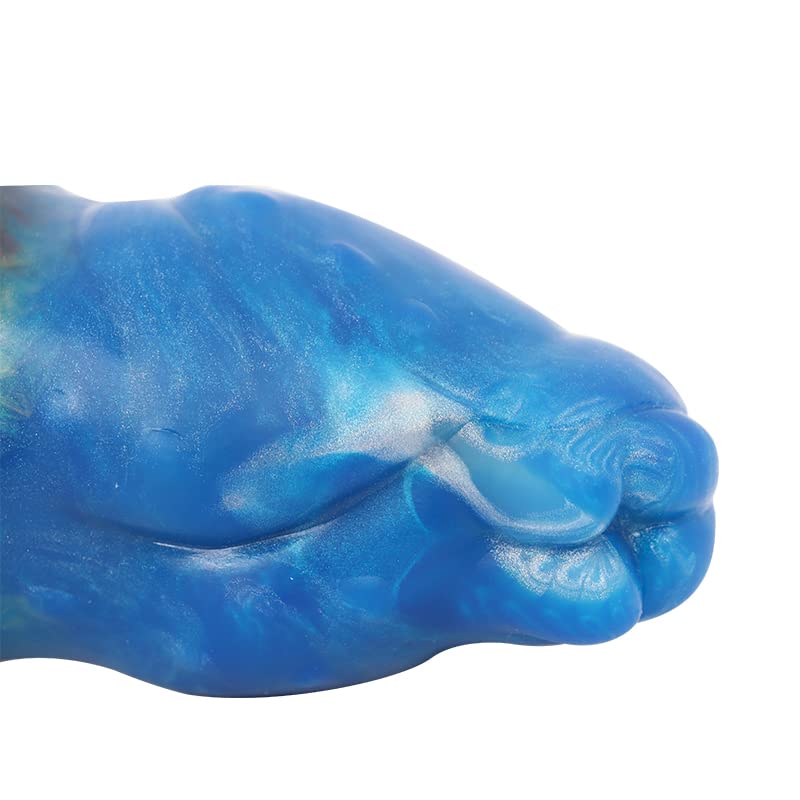 BeHorny Liquid Silicone Dildo - Realistic Alien/Fido Design with Strong Suction Cup | Adult Sex Toy for Couples & Solo Play | Perfect for BDSM, Roleplay & Bedroom Fun