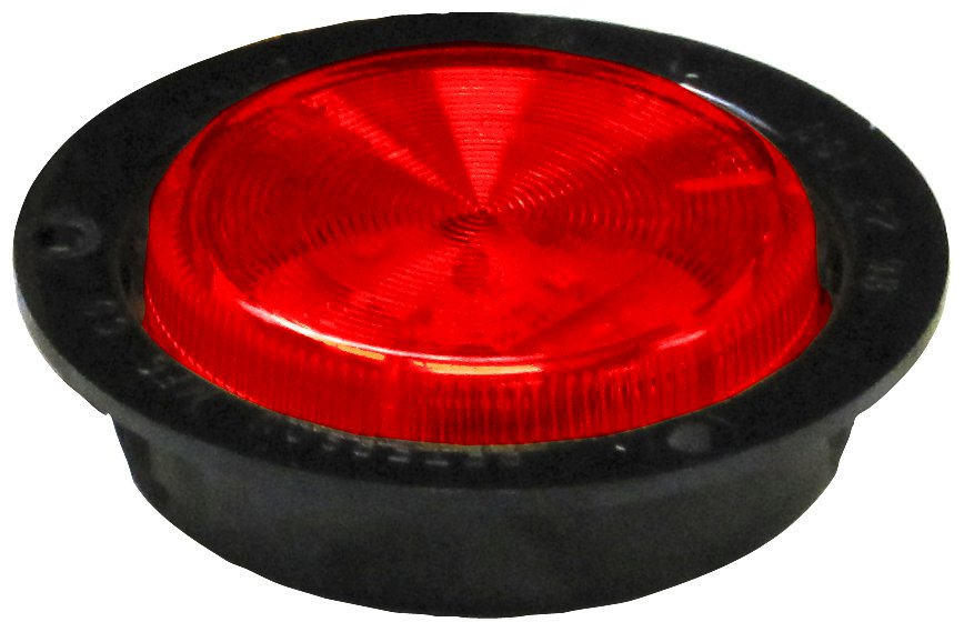 Piranha LED M164FR Red Flush Mount 2 Clearance Side Marker Lights for Trucks, Trailers & RVs - Durable & Bright for Safe Night Driving