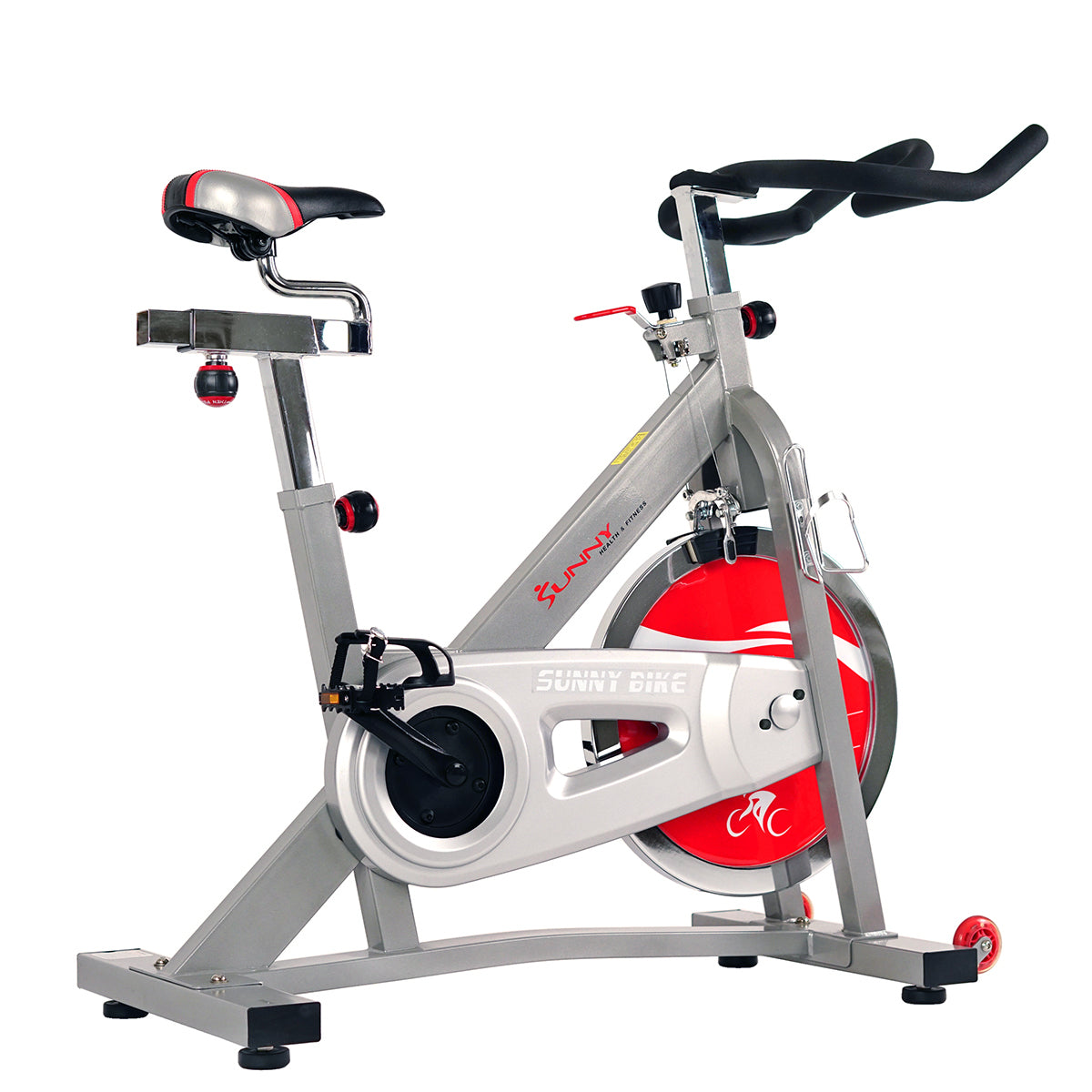 40 lb Flywheel Belt Drive Stationary Pro Indoor Cycling Bike - Heavy Duty Home Exercise Bike for Cardio & Weight Loss - Perfect for Home Gym, Spin Class & Indoor Cycling Workouts