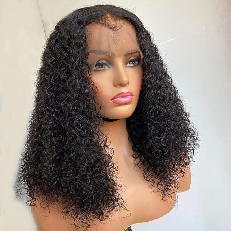 Eullair Short Curly Glueless Bob Wig | Lace Front Human Hair Wigs | Straight & Body Wave Lace Frontal Wig for Women | Perfect for Daily Wear, Cosplay & Special Occasions