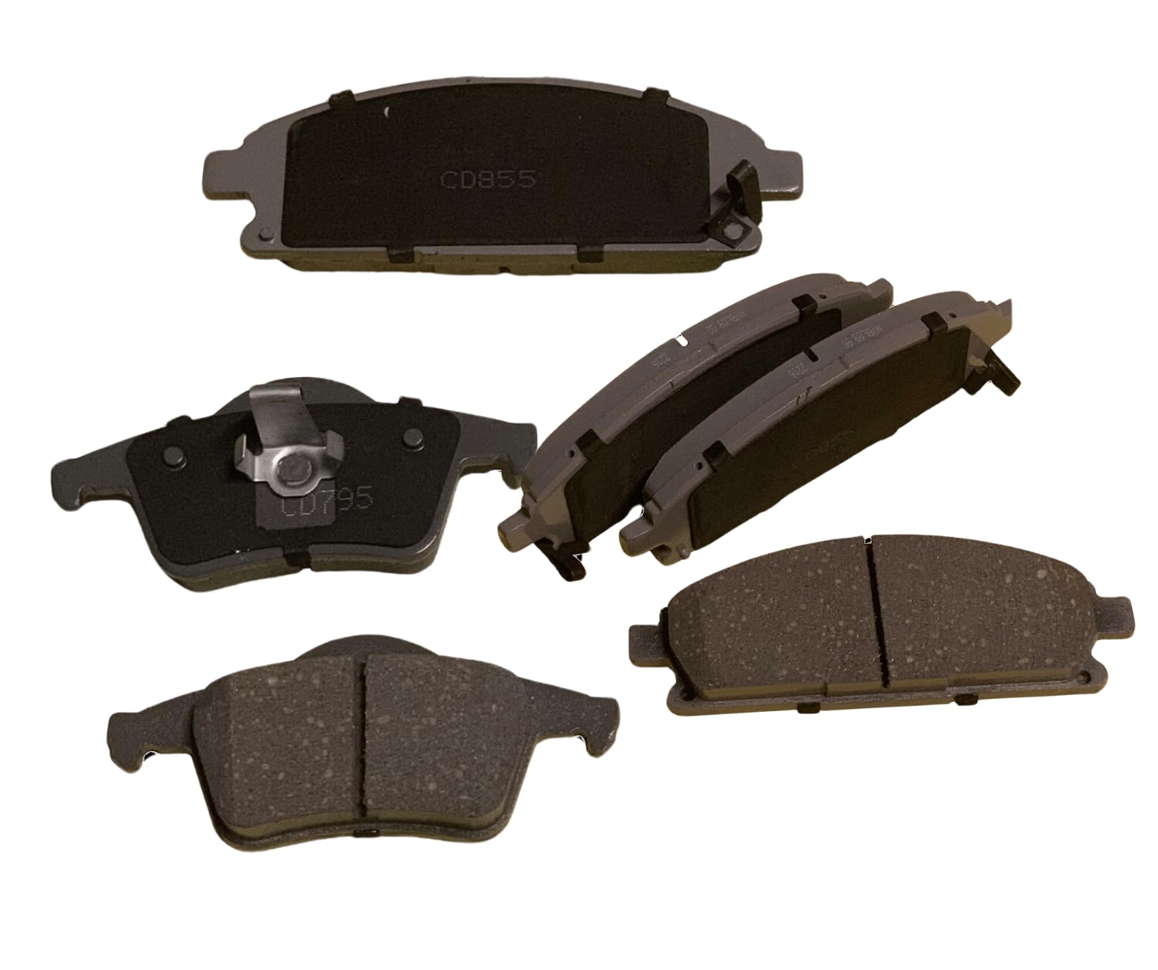 Premium Ceramic Brake Pads Set (Front & Rear) for Hyundai Azera & Sonata - Low Noise, High Performance - Perfect for City Driving & Highway Commuting