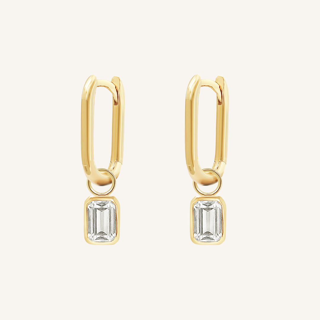 Radiant Hoops Earrings for Women - 14K Gold Plated Dainty Huggie Hoops - Perfect for Everyday Wear, Parties & Gifts