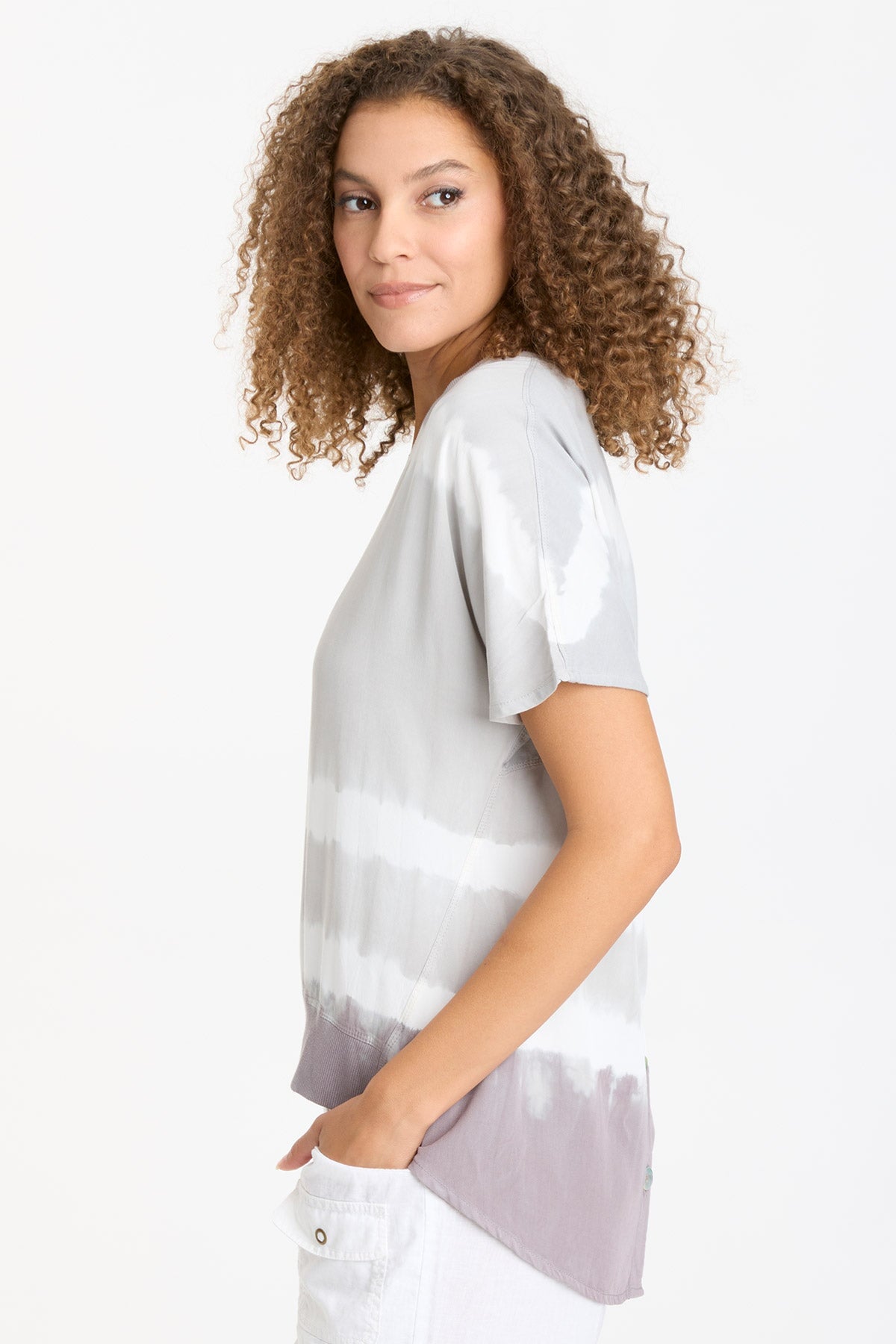 Twill Clara Top Caravel Wash Overcast - Stylish Women's Casual Blouse for Everyday Wear, Perfect for Office, Outings & Date Nights