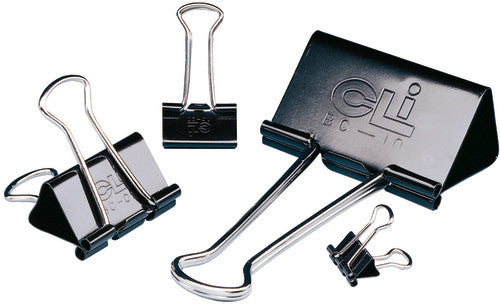 Binder Clips Assorted Sizes & Colors - 10-Pack Heavy Duty Clips for Office, School, Home Organization & Paperwork