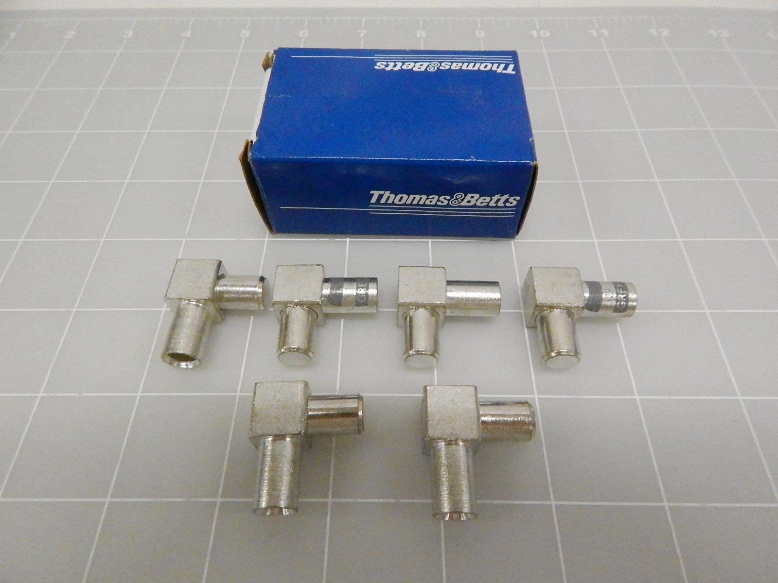 Thomas & Betts MD4M-2 Male Disconnect Electrical Connectors (6-Pack) - Ideal for Industrial Wiring, HVAC Systems & Electrical Panel Installations